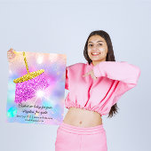 清掃サービスハウス保の自筆画ピンク チラシ