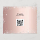 清掃サービスバラ金ゴールド銀グリッターダストQR チラシ (裏面)