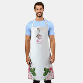 清掃サービスフローラ業務用電気掃除機 エプロン (着用した状態)