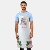 清掃サービスフローラ業 エプロン (着用した状態)