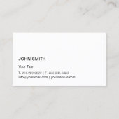 清掃サービスプロフェッショナル水と気泡はっきりした 名刺 (裏面)