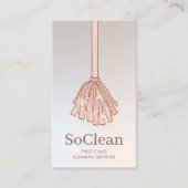 清掃サービスメイドバラ金ゴールドグリッターバス 名刺 (正面)