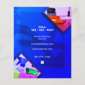 清掃サービスモダンチラシ チラシ (裏面)