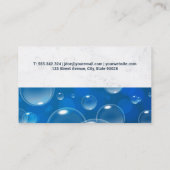 清掃サービスレディ | シャボン 名刺 (裏面)