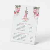 清掃サービス業モダン務室 台座サイン (正面)