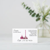 清掃サービス清掃スタッフの輝き傾向 名刺 (スタンド正面)