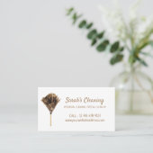 清掃サービス清掃マーケティング 名刺 (スタンド正面)