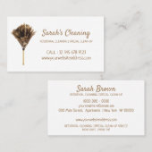 清掃サービス清掃マーケティング 名刺 (正面/裏面)