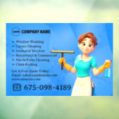 清掃サービス窓用シール ウィンドウサイン (シート3)