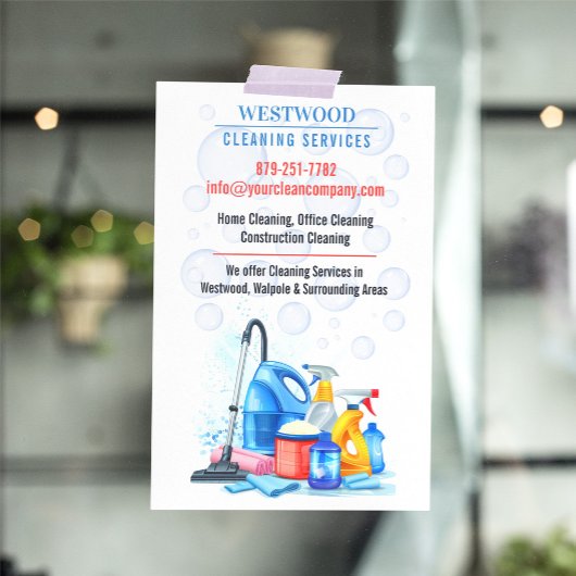 清掃サービス チラシ