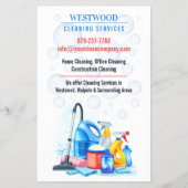 清掃サービス チラシ (正面)