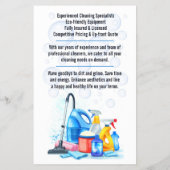 清掃サービス チラシ (裏面)