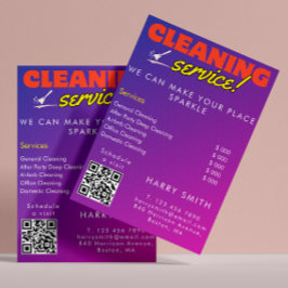 清掃サービス メイド 料金 スキャンして接続する チラシ