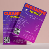 清掃サービス メイド 料金 スキャンして接続 チラシ