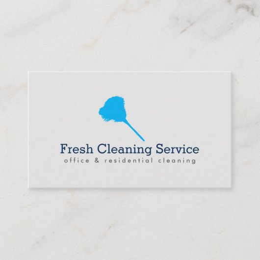 清掃サービス、家政婦II名刺 名刺 (正面)