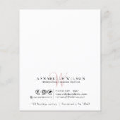 清掃サービス 現代の写真 チラシ (裏面)