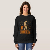 清掃スタッフハウスキーピング清掃レディ スウェットシャツ (正面フル)