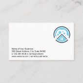 清掃ツールの名刺の衛生化 名刺 (裏面)