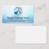 清掃ツールハウス保のサービス名刺 名刺 (正面/裏面)