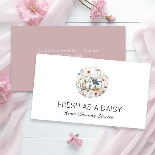 清掃ハウスクリーンサーモダンビス 名刺