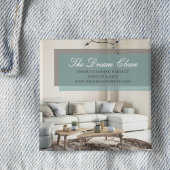 清掃ハウスクリーンサーモダンビス 缶バッジ