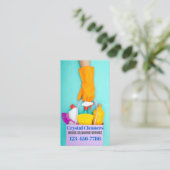 清掃メイドサービスハウスキーピング 名刺 (スタンド正面)