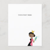 清掃メイドサービス・エスニックキャラクター・クラウン チラシ (裏面)