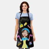 清掃メイドボス清掃サービス エプロン (着用した状態)