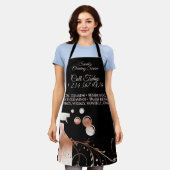 清掃メイド清掃ユニット清掃ユニットのスプレーrosegold エプロン (着用した状態)