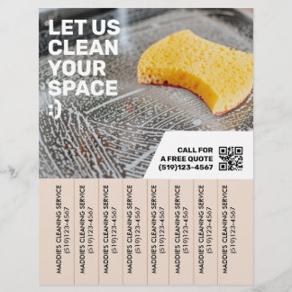 清掃モダンサービスのチラシ チラシ