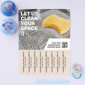 清掃モダンサービスのチラシ チラシ (シングル)