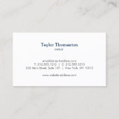 清掃モダンサービス、家政婦II 名刺 (裏面)