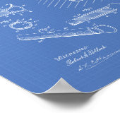 清掃モップ1905特許技術青写真 ポスター (角)