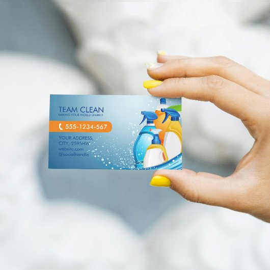 清掃会社プロフェッショナルQRコード 名刺