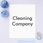 清掃会社 チラシ (シングル)