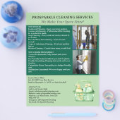 清掃会社 チラシ (シングル)