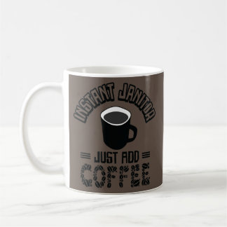 清掃係おもしろい清掃係コーヒー愛好家 コーヒーマグカップ