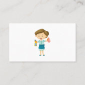 清掃係 | ホームクリーニングサービス 名刺 (裏面)