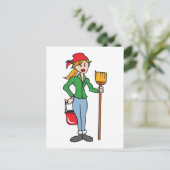 清掃係 ポストカード (スタンド正面)