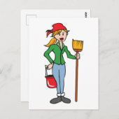 清掃係 ポストカード (正面/裏面)