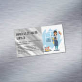 清掃係 | メイド マグネット名刺 (インサイチュ)