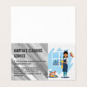 清掃係 | メイド 名刺 (外部フラット)