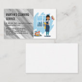 清掃係 | メイド 名刺 (正面/裏面)