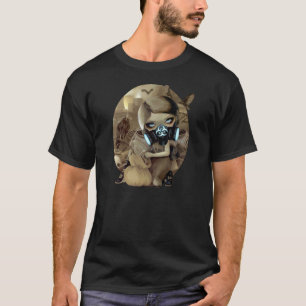 清掃動物のワイシャツのサイバーパンクのゴシック様式妖精の生物学的災 Tシャツ
