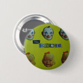 清掃動物の幸せな顔 缶バッジ (正面&裏面)