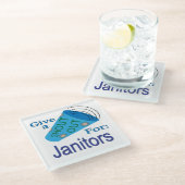 清掃員のために大声で叫ぶ ガラスコースター (アングル)