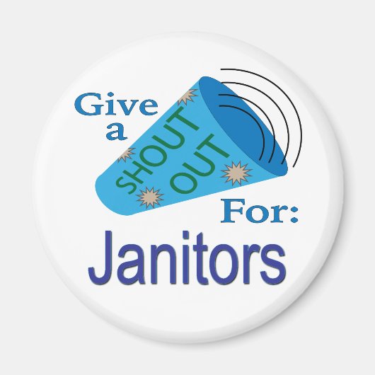 清掃員のために大声で叫ぶ マグネット (正面)