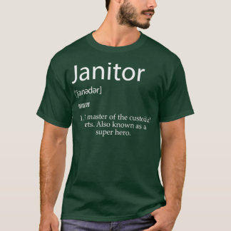 清掃員の最高の定義の職務 Tシャツ