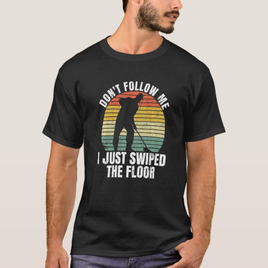清掃員の清掃引用文1 Tシャツ (正面)