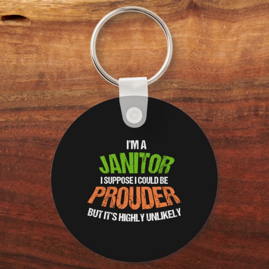 清掃員誇りを持った清掃員G キーホルダー (正面)